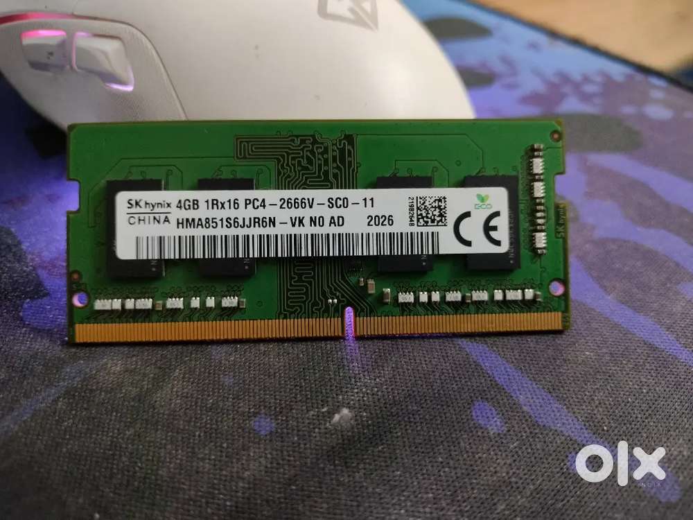 *FREE*4GB DDR4 2666MHz Laptop RAM (SODIMM) – Good Condition