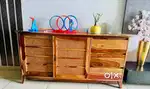 Mango wood Table and Shoe Rack