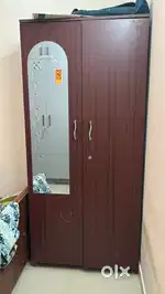 Wardrobe with mirror