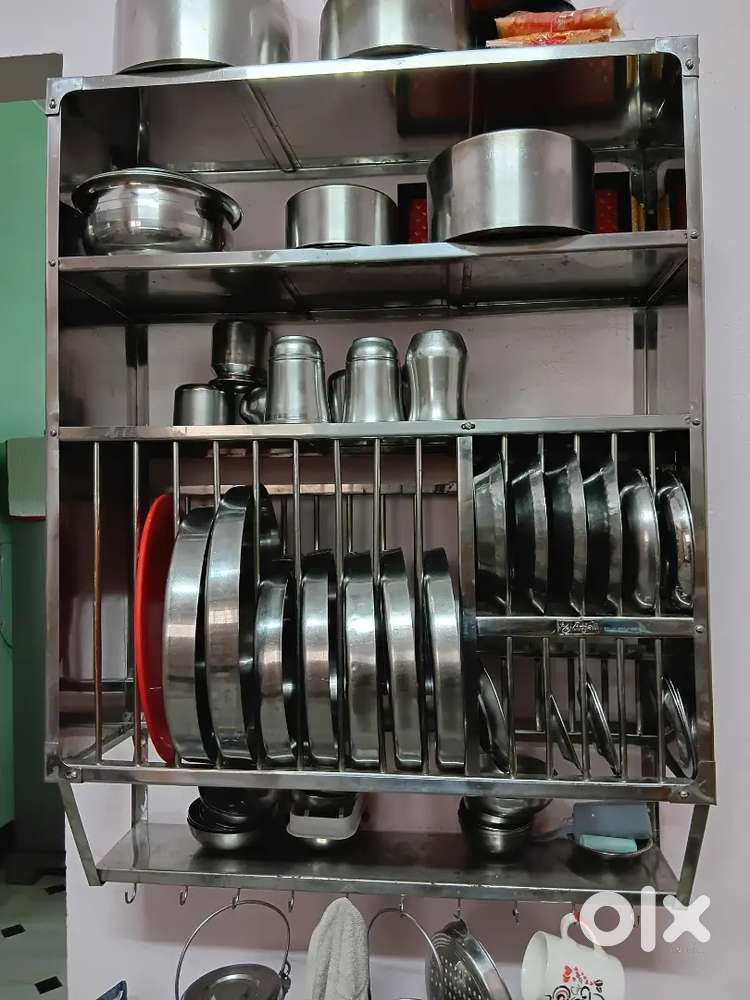 Plates and utensils stand, plates stand