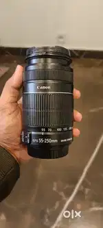 Canon EFS 55 - 250 MM lens with damaged camera body