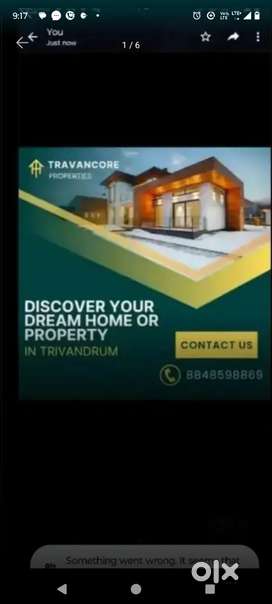 13 cent land for sale muttathara main road Frontage