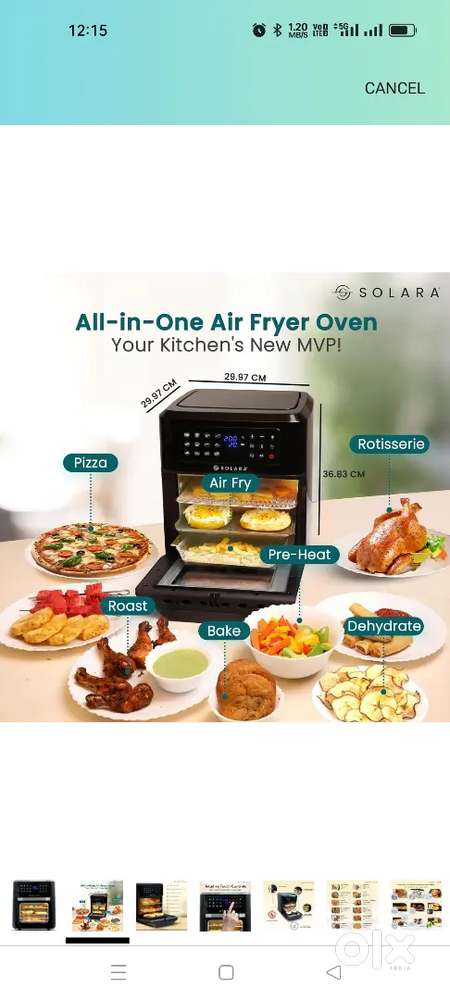 Solara Air Fryer 12 L