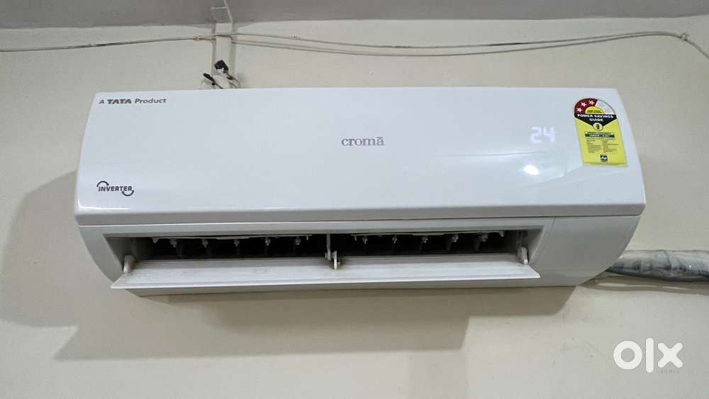 1 TON SPLIT inverter AC + outdoor unit +5m copper pipe + original bill