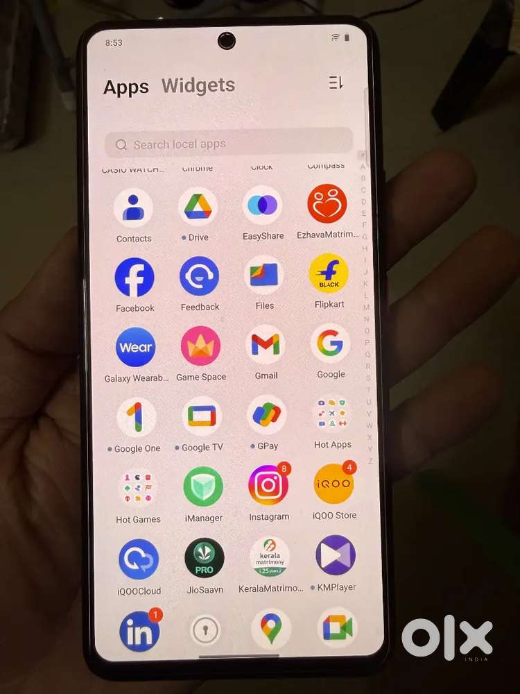 iQOO 9 5g, 12gb 265gb for sale good condition