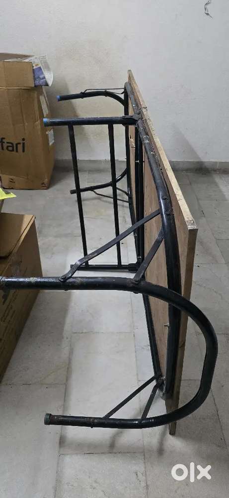 Folding heavy plywood board
