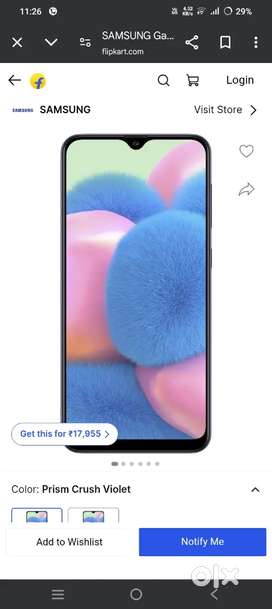 Samsung A30s ram 4 gb 64 rom  urgent sell