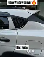 Suzuki fronx window louvers abs plastic piano black