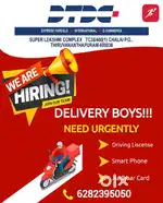 NEED DELIVERY STAFF FOR DTDC Couries CHALAI
