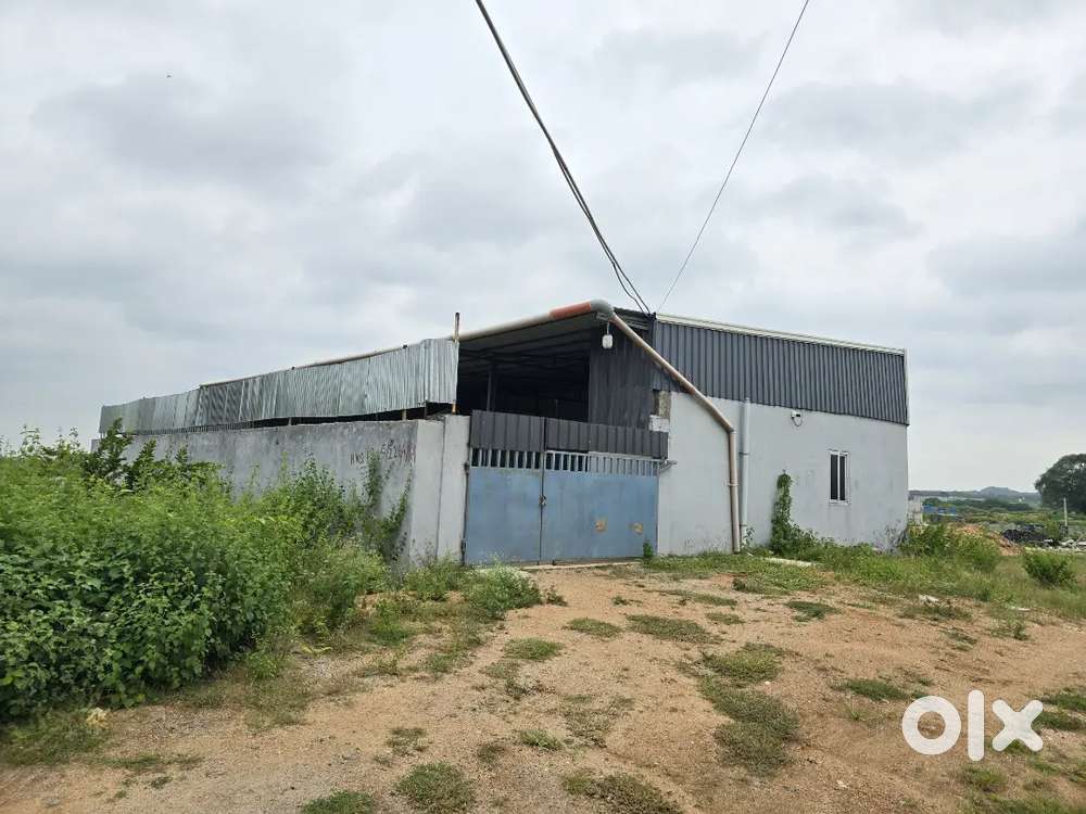 Shed 300 yards 40 feet  road west facing Cherlapally - Rampally