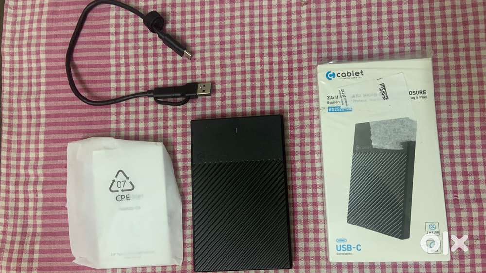 500 GB External HDD 2.5 Inch SATA Type C 3.1