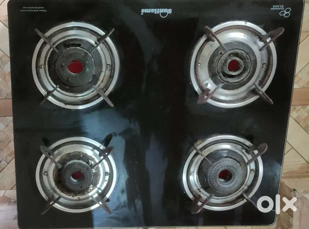 Sunflame 4 burner used gas stove for sale