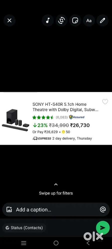 Sony HT S 40 R MUSIC SYSTEM