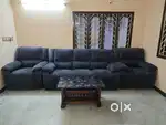 Murpy Sofa Set - 3+1+1 Seater & Wooden Teapoy - 1