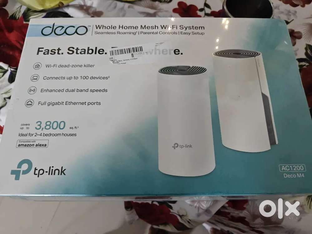 TP-Link Deco M4 Whole Home Mesh Wi-Fi System Pack of 2
Unopened