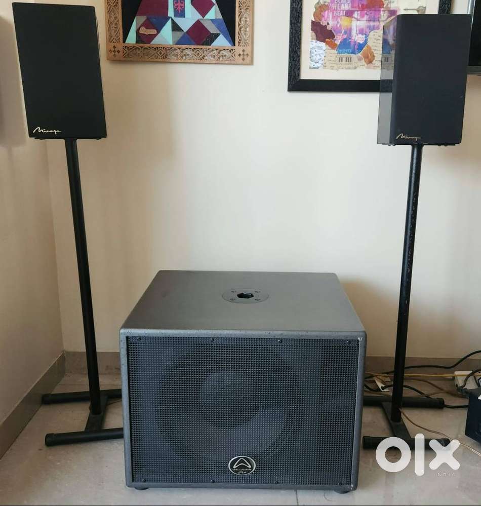 Wharfdale Subwoofer/Mirage Speakers