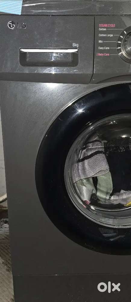 No complaints  Best product lg 8 kg very less used Brand new Complany