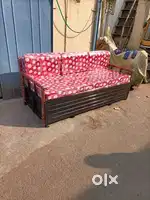Brand New steel sofa cum Bed.. powder coated.  High quality steel