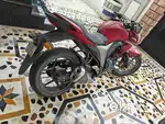 Red colour gixxer