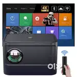 4K Android Dual Band WiFi6G (600 ANSI) Netflix Prime YouTube Projector