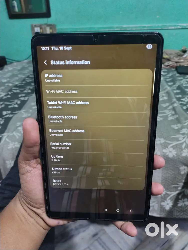 Samsung tablet