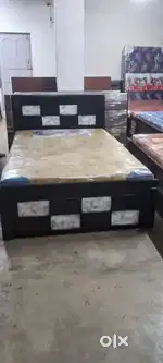 Brand new double bed with mattres in wholesale price. Cod available