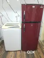 Videocon eco cool double door refrigerator and godrej washing machine*
