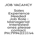Job vacancy
