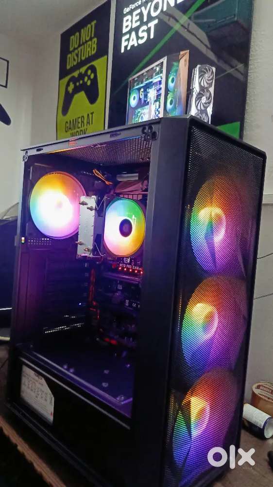 High Gaming pc computer with Monitor