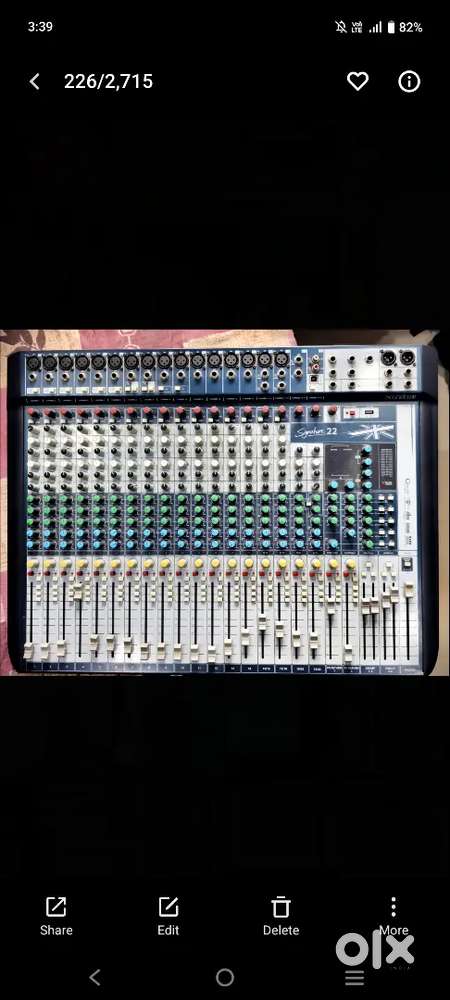 Sound craft mixer signature 22