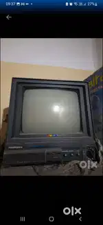 Black and white 14 inch television