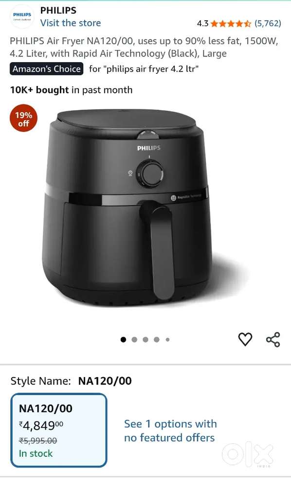 Philips Air fryer NA120/00