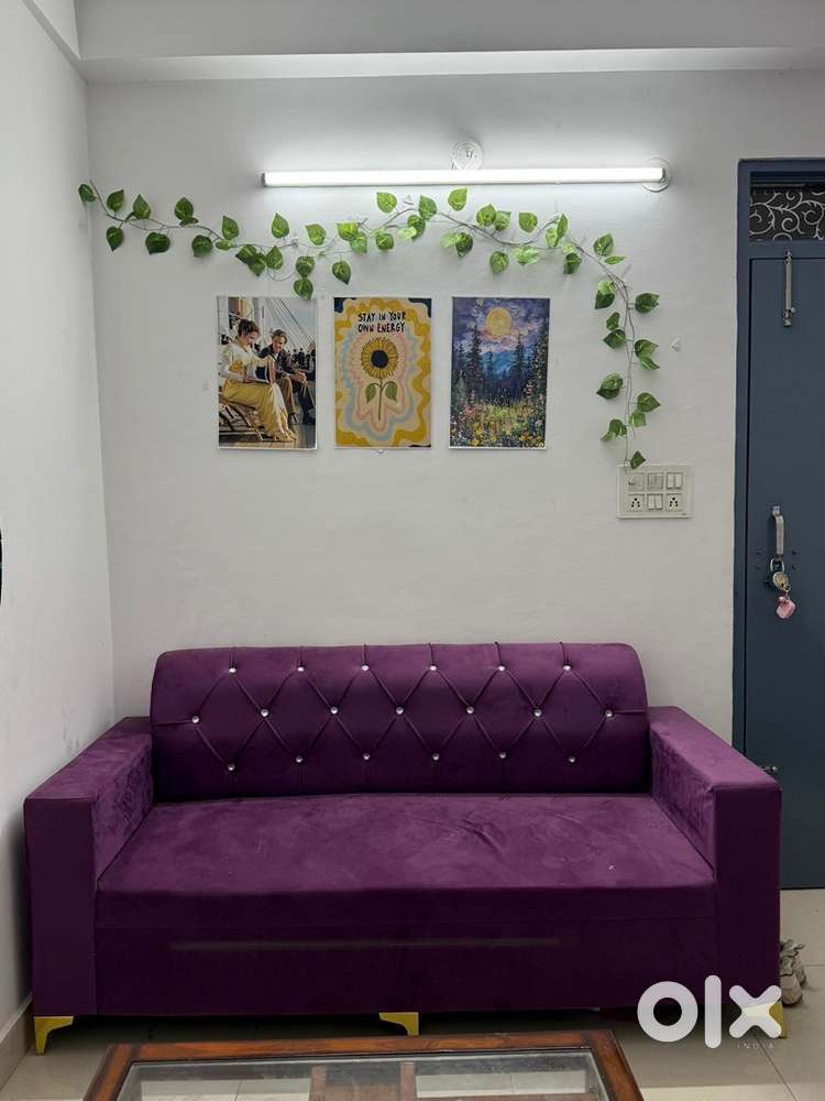 Fully furnished 1 bhk double sharing rent is 15000 divided into 2