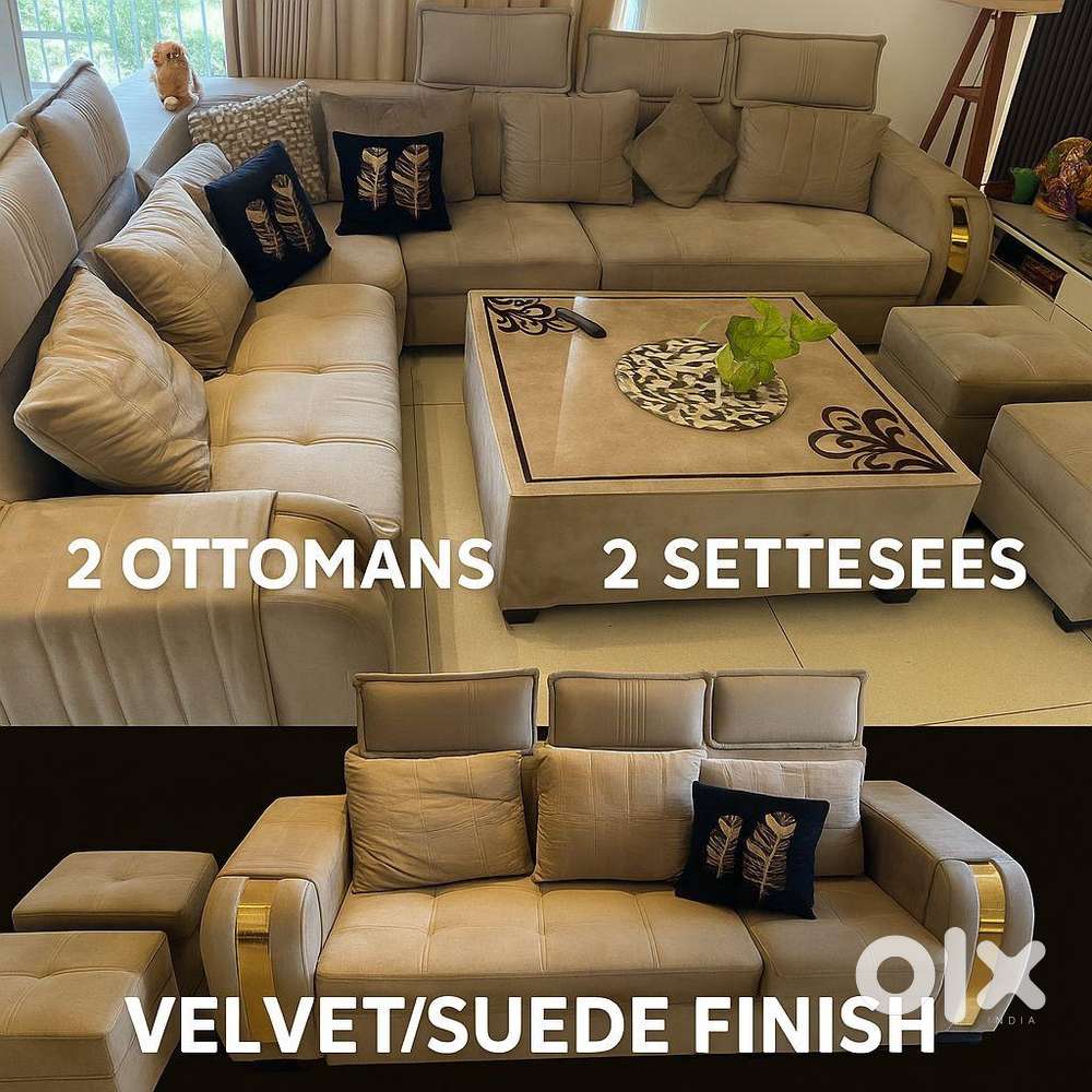 8-Seater Sofa Set in Good Condition