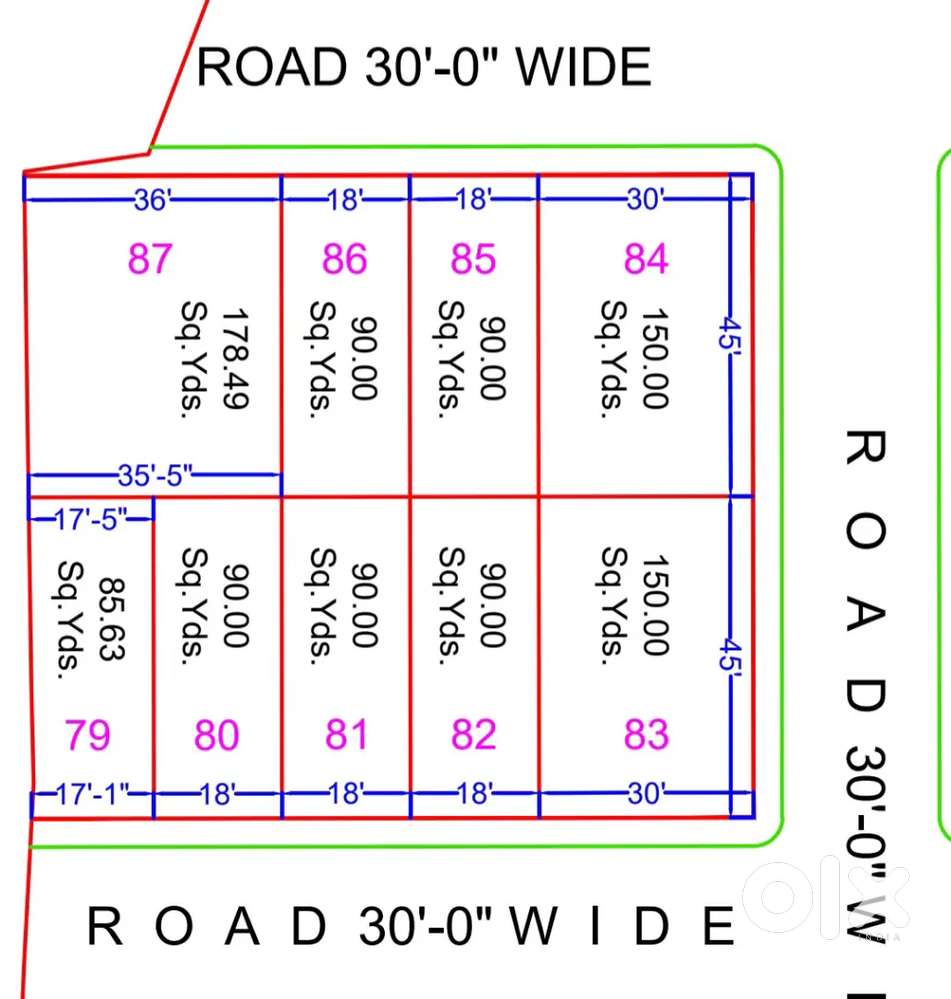 90gaj Plot Available For Raghav Nagar
