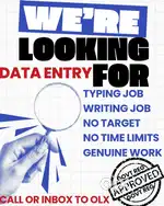 DATA ENTRY TYPING HANDWRITING