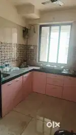 2bhk with modular kitchen car parking sector 29 Vashi gated society