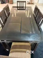 Glass top Dinning table