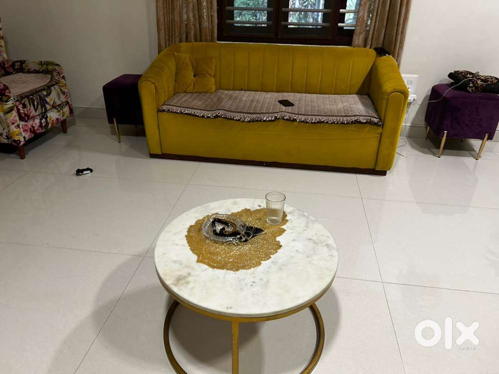2yrs old sofa and center table