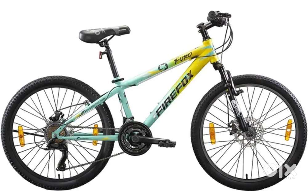 Firefox Furo D 24 T Geared Mountain Bicycle for Mens (21 Gear, Yellow)