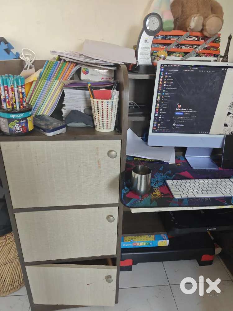 Study table with book shelf