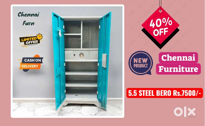 Bero sale New Steel Almirah Cupboard #485 5ER