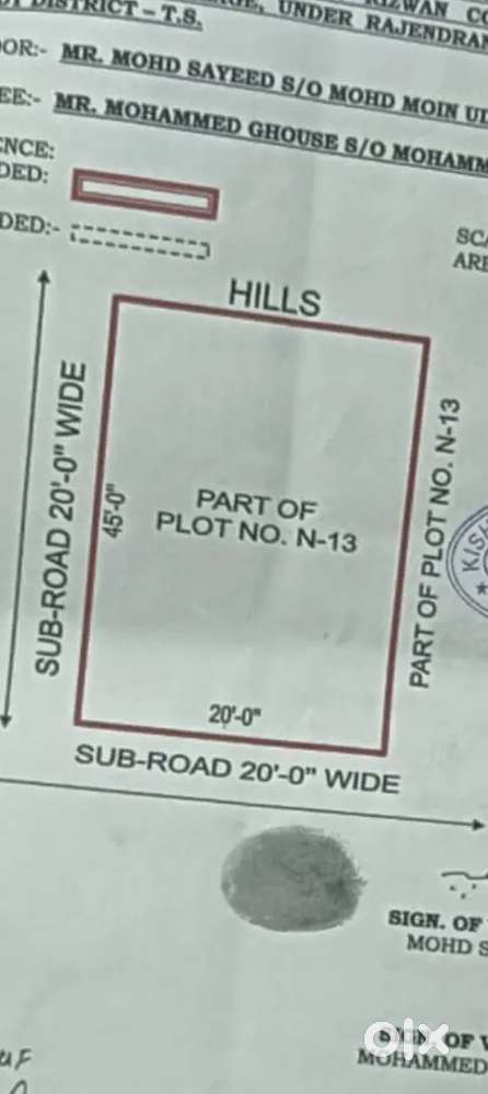 SHASTRIPURAM COLONY PLOT