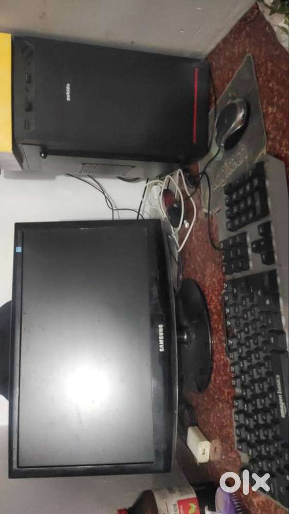 1 Year Old Gaming PC with Samsung 21 Monitor – Only ₹25,000