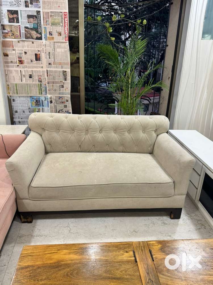 Sofa set and 4 dining chairs