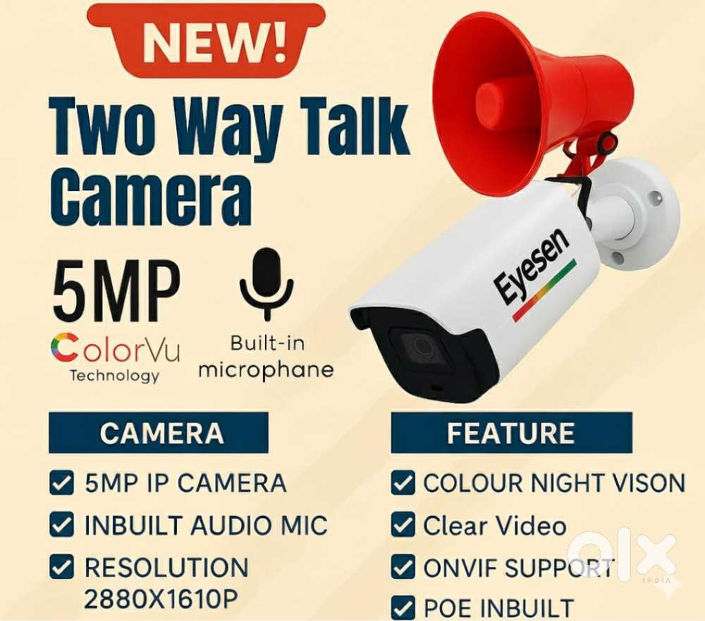 2-Way Audio CCTV Cameras  Smart Security Installation – Bangalore