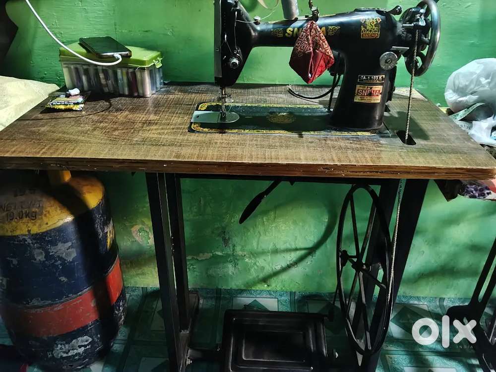 Sewing machine and counter and dummy