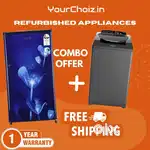 $Like-New Appliances – Refurbished Fridge & Washer, Free Delivery!$3