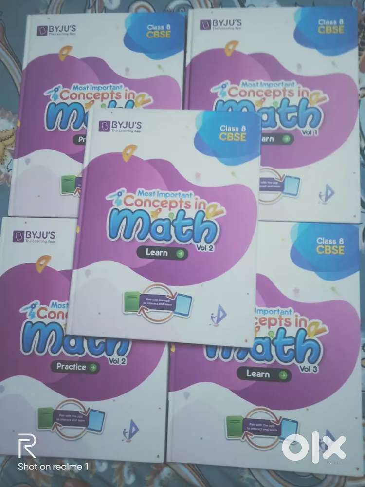 Byju's class 8 math books