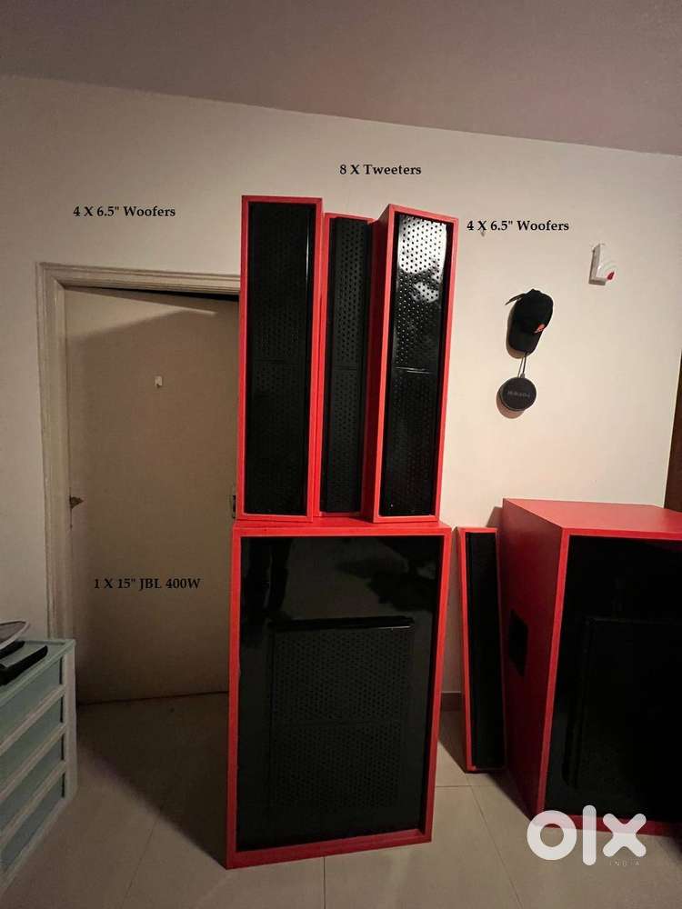 Mahogany, Teak, Green panel MDF speakers***